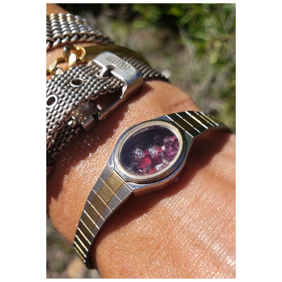 garnet🍓sapphire bracelet KAMELEON🦎KREATION - Picture 6 of 8